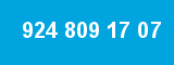 924 809 17 07